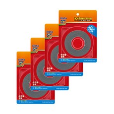 알파 M 아크릴폼 강력 양면테이프 0.8mm 12mm x 4m, 4개