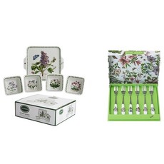 Portmerion 茶叉 6 件 + 口音球 5 件套, 1套, 混色