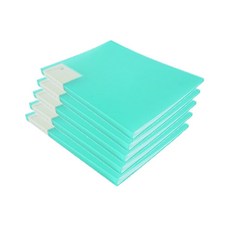 ALPHA 透明文件夾水晶A4 30P, 綠色, 5入