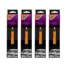 ALPHA 橡皮擦鉛筆 12入, B, 4組