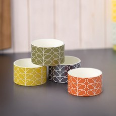 orla kiely 陶瓷瓷羊肉球醬碗 4件套, 混色, 1套