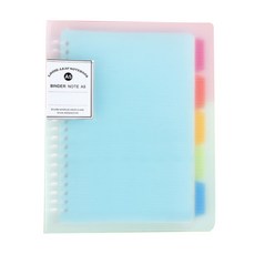 Kong K office PVC半透明筆記本, 藍色