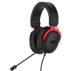 ASUS 華碩 TUF電競耳機, H3, 紅色的
