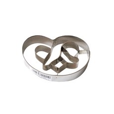 造型餅乾模具 愛心款, 單色, 1個