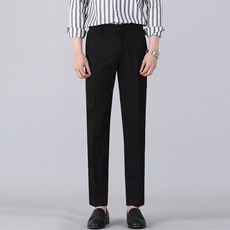 DANGOON 男款基本版型無褶皺彈力寬褲