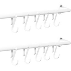 彈力S型掛鉤組, 白色, 2套