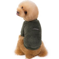 寵物犬用絨毛T恤, 卡其色