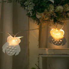 萬壽菊 LED 紙貓頭鷹燈串 20燈 20p, 單一顏色, 20個