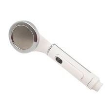 按壓式增壓蓮蓬頭, 1個, 白色