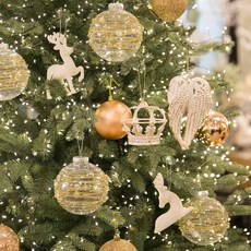 瑪西瑪莉格 聖誕樹裝飾用 AA電池式 銅線蜈蚣燈 100燈, 1個, 黑色暖光