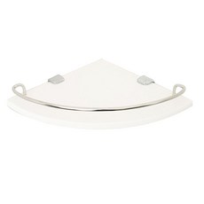 人造大理石轉角架, 白色, 1個