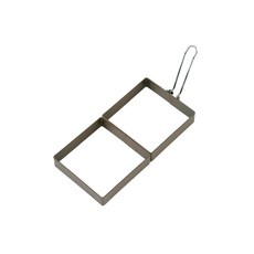 方形雞蛋模具 2格 棕色, 1個