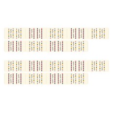 DESIGN AGIT 手工夾式棉標 20 × 30 mm, 混合色, 18個