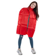 派對時尚紅色披風 2入