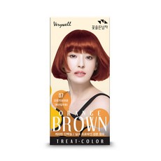 꽃을든남자 패션칼라용 트리트 칼라 염모제, 오렌지브라운 O7, 1개
