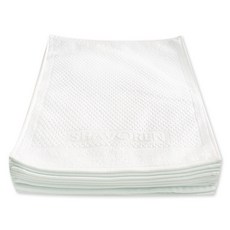 Songwol 松月 SHAVOREN廚房專用壓紋純棉抹布, 白色, 10條