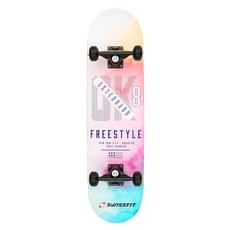 swissfit 加拿大楓木高級型滑板 + 專用包套組, 花式, 1個