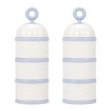 tgm 3層奶粉儲存盒, Cotton Blue, 2組