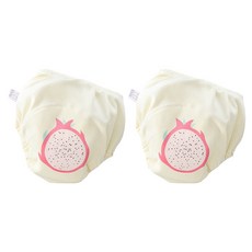 베베니즈 후르츠 유아 배변훈련팬티 2p, 드래곤후르츠, 1세트