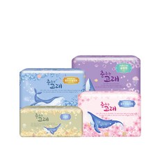 Whale Dream 蝶翼型衛生棉 中型 24片入+大型 20片入+夜用型 18片入+蝶翼護墊 長型 30片入, 1組