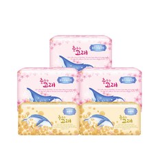 Whale Dream 潔翼型衛生棉 M號 24入 3包+護墊 40入 2包, 1套