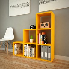 CUBICS 5格書架, 黃色