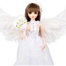 球形關節娃娃皇后天使連身裙 60cm, 混色