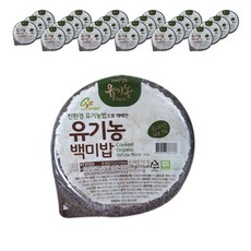 푸른들판 유기농 백미 즉석밥, 210g, 24개