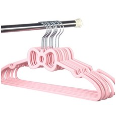 粉色衣架, 粉色蝴蝶結, 10個