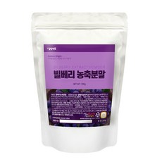 갑당약초 빌베리 농축분말, 1개, 200g