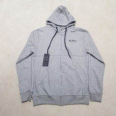 ALPHA男款運動服肌肉貼合連帽拉鍊外套