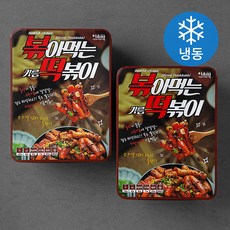 이웃집소녀떡볶이 뽂아먹는 기름 떡볶이 4~5인분 (냉동), 295g, 2팩