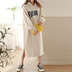 PANG PANG SHOP 連帽孕婦連身裙