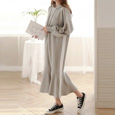 PANG PANG SHOP 連帽孕婦連身裙