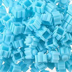 ATTO BLOCK DIY積木組 ADF200 8mm 200入 10包, 淡藍色 (BB)