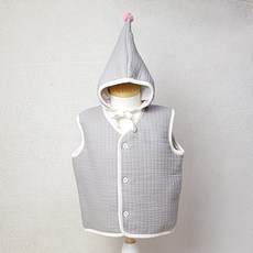 hwamo baby 孩童用保暖睡衣+保暖帽組