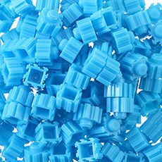 ATTO BLOCK DIY積木組 ADF200 8mm 200入 10包, 天藍色 (SB)