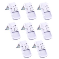 OON 防夾安全鎖, 白色, 8入