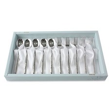 Kitchen-Art 湯匙 5入+叉子 5入組, 單色, 1組