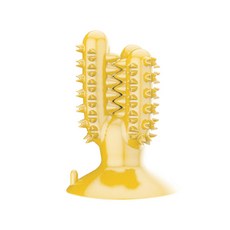 Well Love狗狗牙刷玩具 WL-1083, 黃色的, 1個