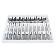 HANIL STAINLESS STEEL 不鏽鋼湯匙 10入+筷子 10雙, 單色, 1套, 湯匙10入+筷子10入