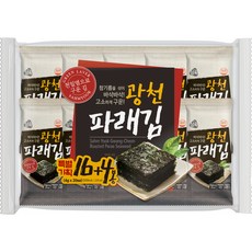 삼육김 광천 파래 도시락김, 4g, 20개