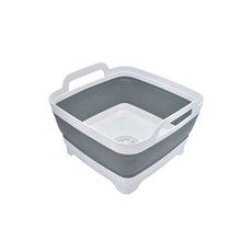 Kwons 雙柄可折疊多功能水槽, 白色的