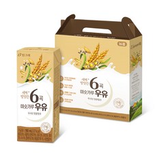 빙그레 새벽방앗간 6곡 미숫가루우유, 190ml, 16개입