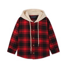 Day Day 孩童案例寬鬆連帽南方襯衫 UNI06