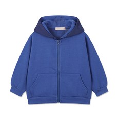 Day Day 孩童雙色寬鬆連帽拉鍊 UNI060