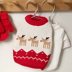 Bydamsumi 狗狗魯道夫針織衫, 紅色