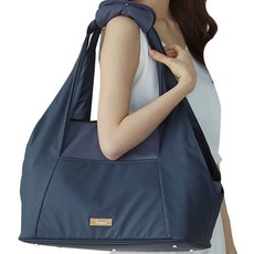 wegono Dual Coco 寵物斜背包, 煙灰藍, 1個