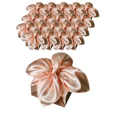 tongshop 緞面包袱巾 108 x 108 cm, 杏色, 20個