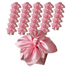 tongshop 緞面包袱巾 35 × 35 cm, 粉紅色, 30個